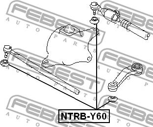 Febest NTRB-Y60 - Set reparatie, cap de bara parts5.com