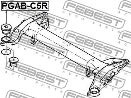 Febest PGAB-C5R - Vlezajenje, Telo osi parts5.com