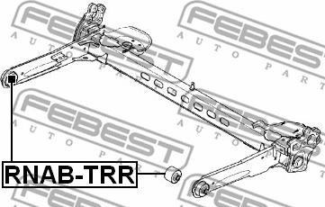 Febest RNAB-TRR - Mounting, axle beam parts5.com