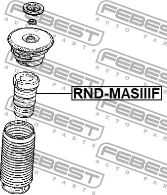 Febest RND-MASIIIF - Rubber Buffer, suspension parts5.com