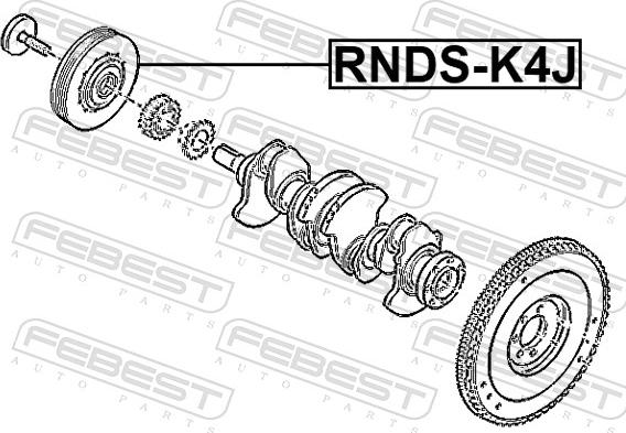 Febest RNDS-K4J - Rihmaratas,väntvõll parts5.com