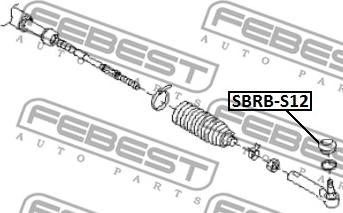 Febest SBRB-S12 - Javítókészlet, vezetőkar fej parts5.com