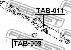 Febest TAB-011 - Suport, caseta directie parts5.com