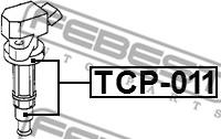 Febest TCP-011 - Щекер, запалителна бобина parts5.com