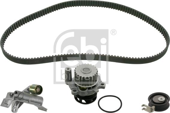 Febi Bilstein 45128 - Водна помпа+ к-кт ангренажен ремък parts5.com