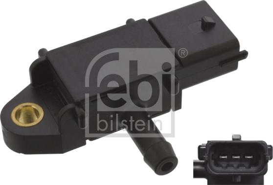 Febi Bilstein 45772 - Sensor, presión gas de escape parts5.com