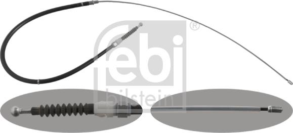 Febi Bilstein 48306 - Żażné lanko parkovacej brzdy parts5.com