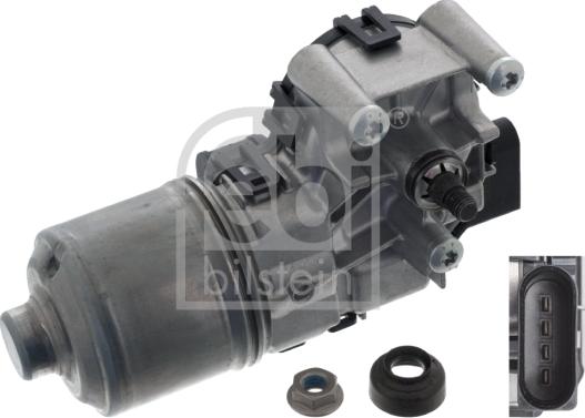 Febi Bilstein 48303 - Wiper Motor parts5.com