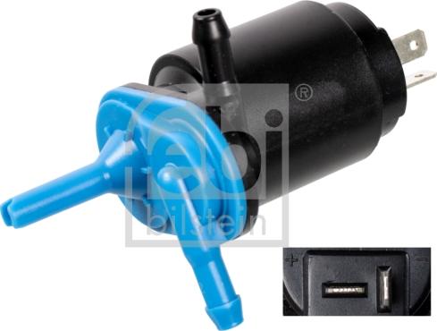 Febi Bilstein 14368 - Pompa de apa,spalare parbriz parts5.com