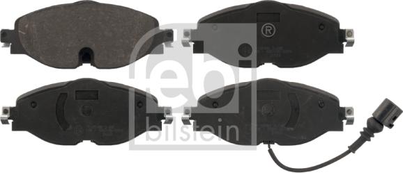 Febi Bilstein 16994 - Brake Pad Set, disc brake parts5.com