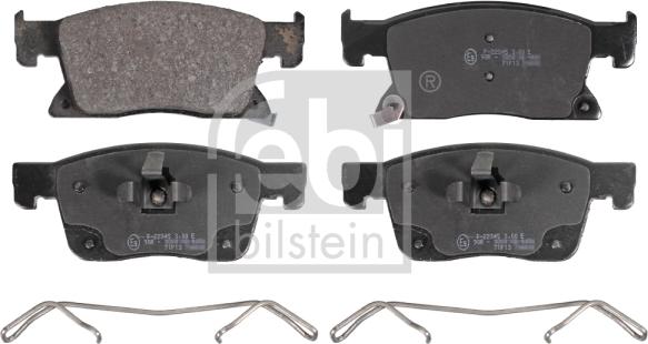 Febi Bilstein 16914 - Brake Pad Set, disc brake parts5.com