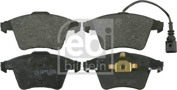 Febi Bilstein 16465 - Brake Pad Set, disc brake parts5.com