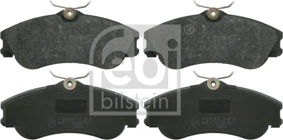 Febi Bilstein 16421 - Fren balata seti, diskli fren parts5.com