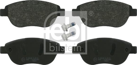 Febi Bilstein 16422 - Zestaw klocków hamulcowych, hamulce tarczowe parts5.com