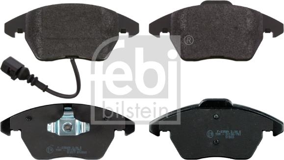 Febi Bilstein 16502 - Brake Pad Set, disc brake parts5.com