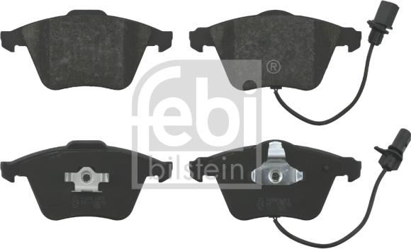 Febi Bilstein 16584 - Brake Pad Set, disc brake parts5.com