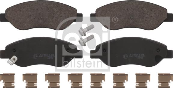 Febi Bilstein 16698 - Brake Pad Set, disc brake parts5.com