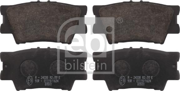 Febi Bilstein 16651 - Komplet pločica, disk-kočnica parts5.com