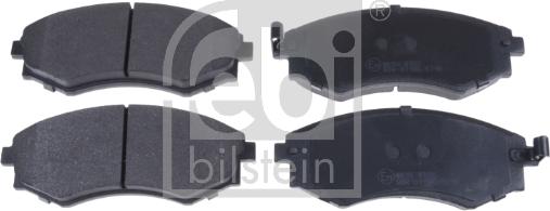 Febi Bilstein 16681 - Brake Pad Set, disc brake parts5.com