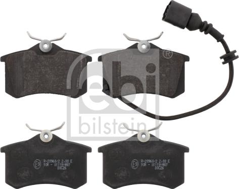 Febi Bilstein 16639 - Brake Pad Set, disc brake parts5.com