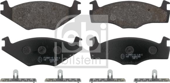 Febi Bilstein 16076 - Zestaw klocków hamulcowych, hamulce tarczowe parts5.com