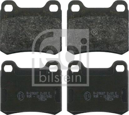 Febi Bilstein 16154 - Brake Pad Set, disc brake parts5.com