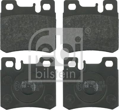 Febi Bilstein 16153 - Komplet zavornih oblog, ploscne (kolutne) zavore parts5.com