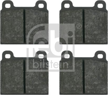 Febi Bilstein 16134 - Bremsbelagsatz, Scheibenbremse parts5.com