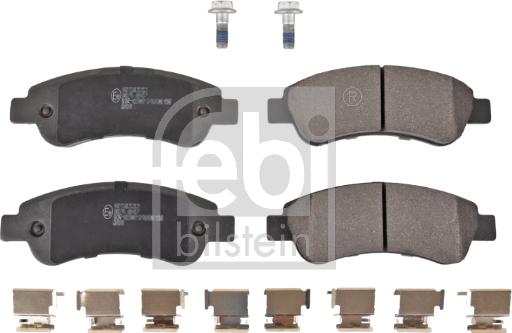 Febi Bilstein 16814 - Set placute frana,frana disc parts5.com