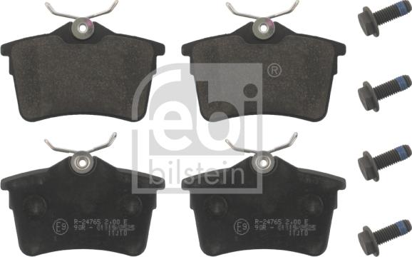 Febi Bilstein 16831 - Brake Pad Set, disc brake parts5.com