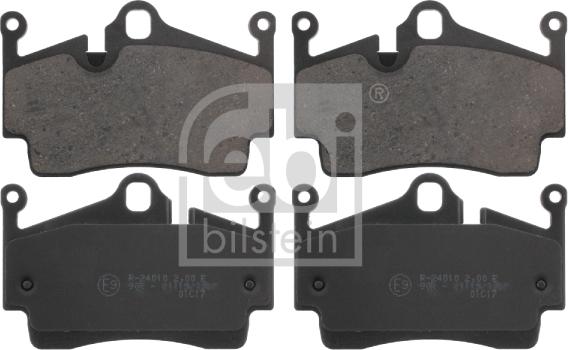 Febi Bilstein 16758 - Brake Pad Set, disc brake parts5.com