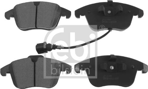 Febi Bilstein 16760 - Brake Pad Set, disc brake parts5.com