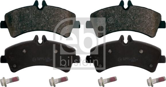 Febi Bilstein 16709 - Set placute frana,frana disc parts5.com