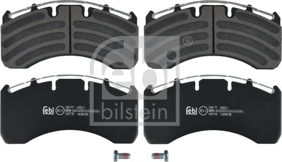 Febi Bilstein 16779 - Sada brzdových destiček, kotoučová brzda parts5.com