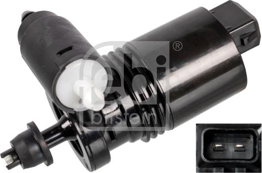 Febi Bilstein 109274 - Pompa spryskiwacza, spryskiwacz szyby czołowej parts5.com