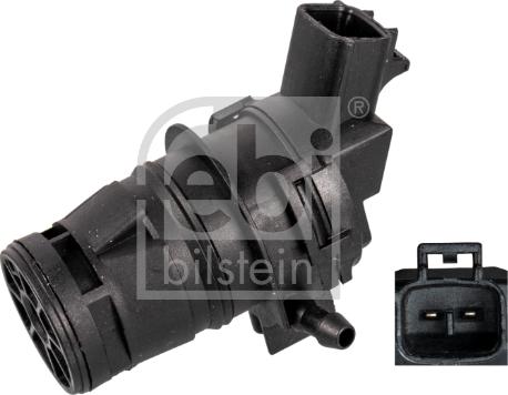 Febi Bilstein 109275 - Pompa spryskiwacza, spryskiwacz szyby czołowej parts5.com