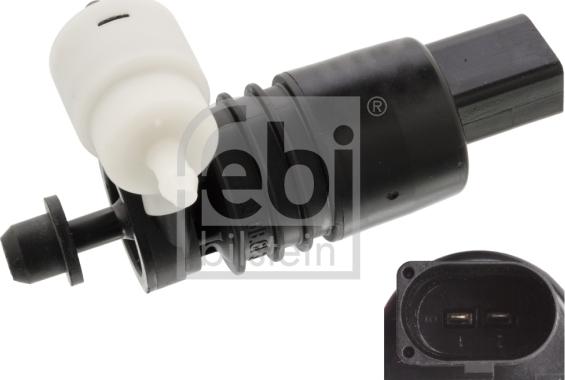 Febi Bilstein 105954 - Bomba de agua de lavado, lavado de parabrisas parts5.com