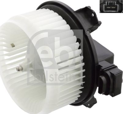 Febi Bilstein 106450 - Vnitřní ventilátor parts5.com