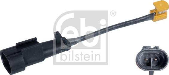 Febi Bilstein 106207 - Contacto de aviso, desgaste de los frenos parts5.com