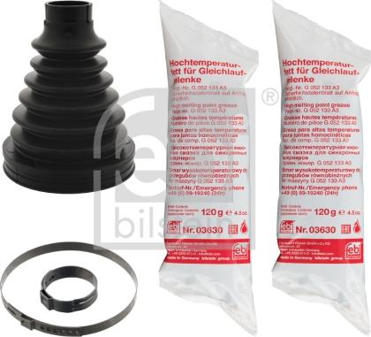 Febi Bilstein 100407 - Маншон, полуоска parts5.com