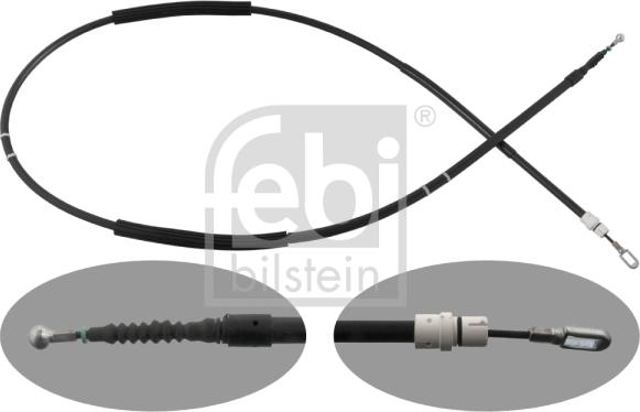 Febi Bilstein 100563 - Čelično uže, parkirna kočnica parts5.com