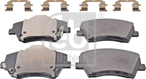 Febi Bilstein 116418 - Brake Pad Set, disc brake parts5.com