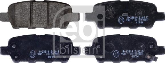 Febi Bilstein 116198 - Brake Pad Set, disc brake parts5.com