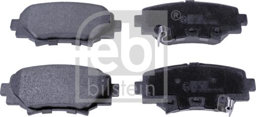 Febi Bilstein 116360 - Brake Pad Set, disc brake parts5.com