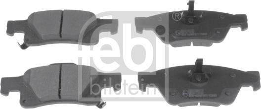 Febi Bilstein 116311 - Brake Pad Set, disc brake parts5.com