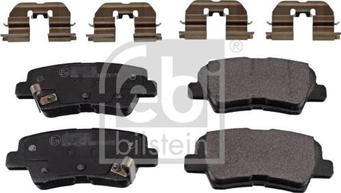 Febi Bilstein 116378 - Sada brzdových destiček, kotoučová brzda parts5.com