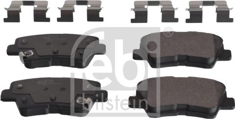 Febi Bilstein 116289 - Sada brzdových destiček, kotoučová brzda parts5.com