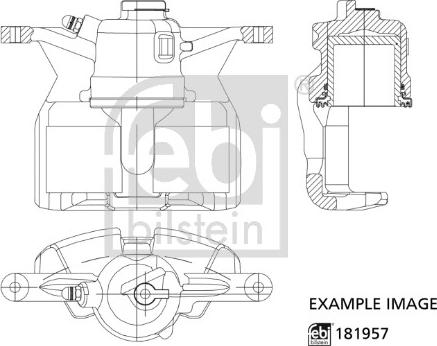 Febi Bilstein 181957 - Δαγκάνα φρένων parts5.com