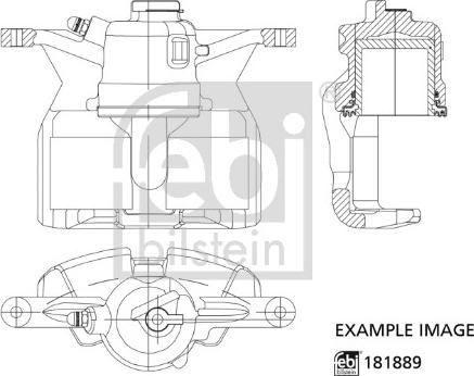 Febi Bilstein 181889 - Zacisk hamulca parts5.com