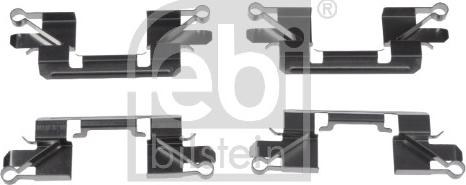 Febi Bilstein 182725 - Zubehörsatz, Scheibenbremsbelag parts5.com